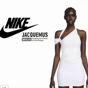 Nike x Jacquemus Layered Dress in white size small